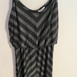 Bar III Silver Maxi Dress